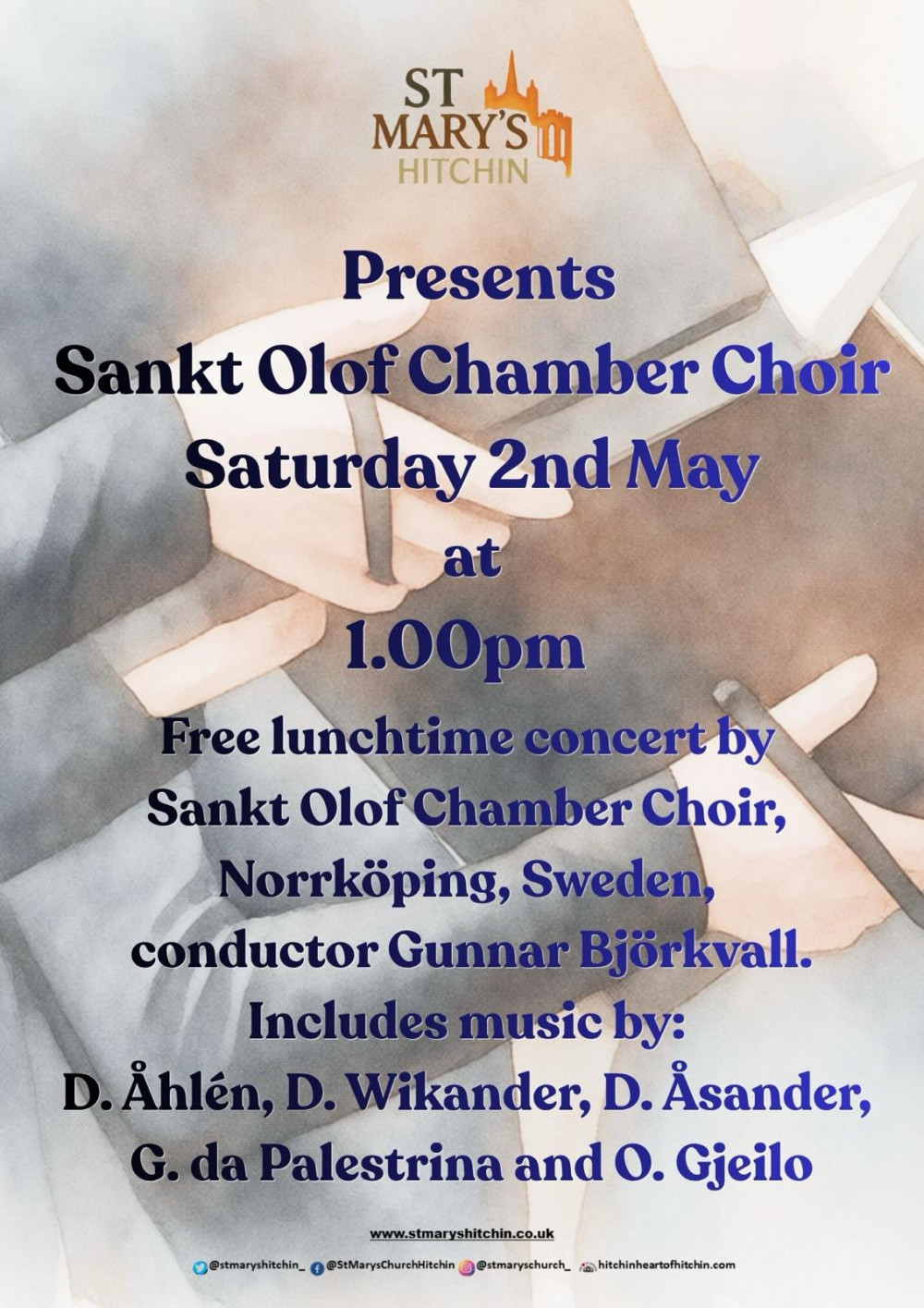 S:t Olof Chamber Choir Lunchtime Concert