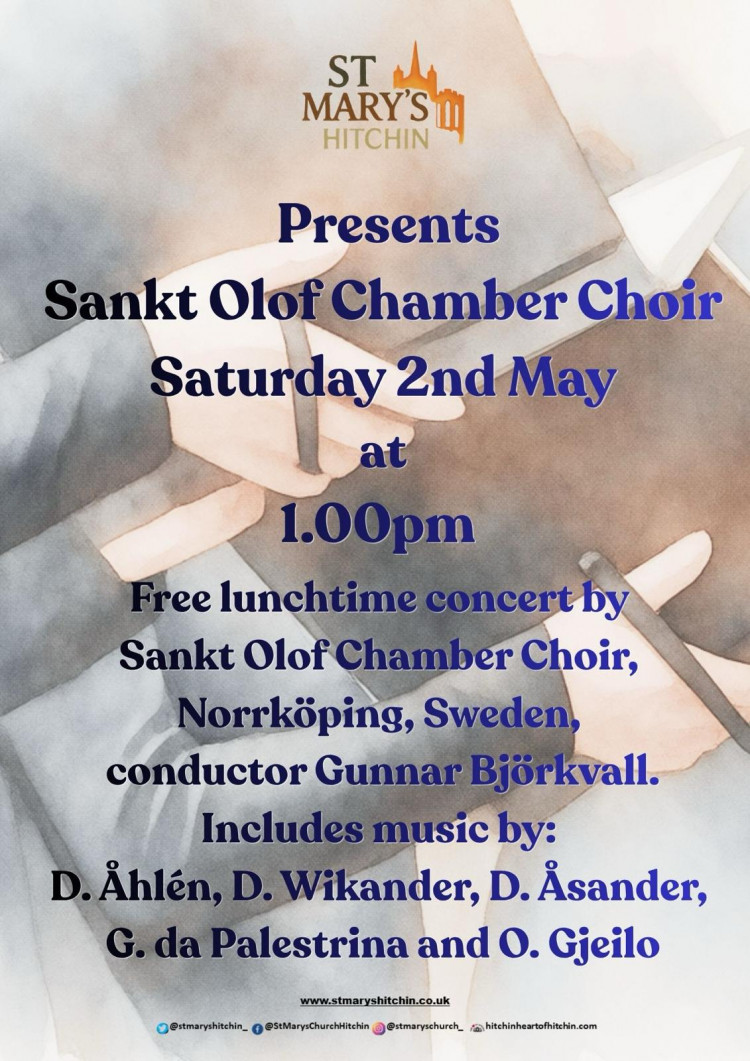 S:t Olof Chamber Choir Lunchtime Concert