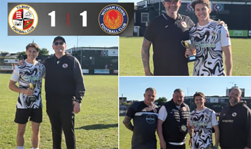 Dan Trendall picked up three end of season awards after Saturday's 1-1 draw with Witham.