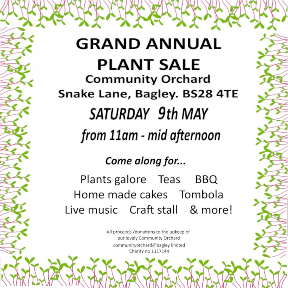 GRAND ANNUAL PLANT SALE!