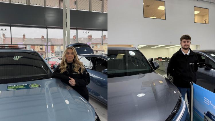 Sales Executive Eva (left) and Owen (right) (images via Swansway)