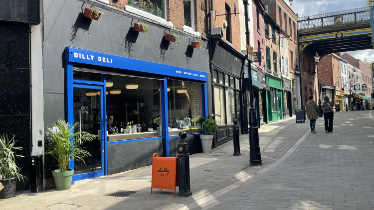 Dilly Deli - based at 1 Little Underbank - offers meats, cheeses, sandwiches, coffee, wine, and more (Image - Nub News)