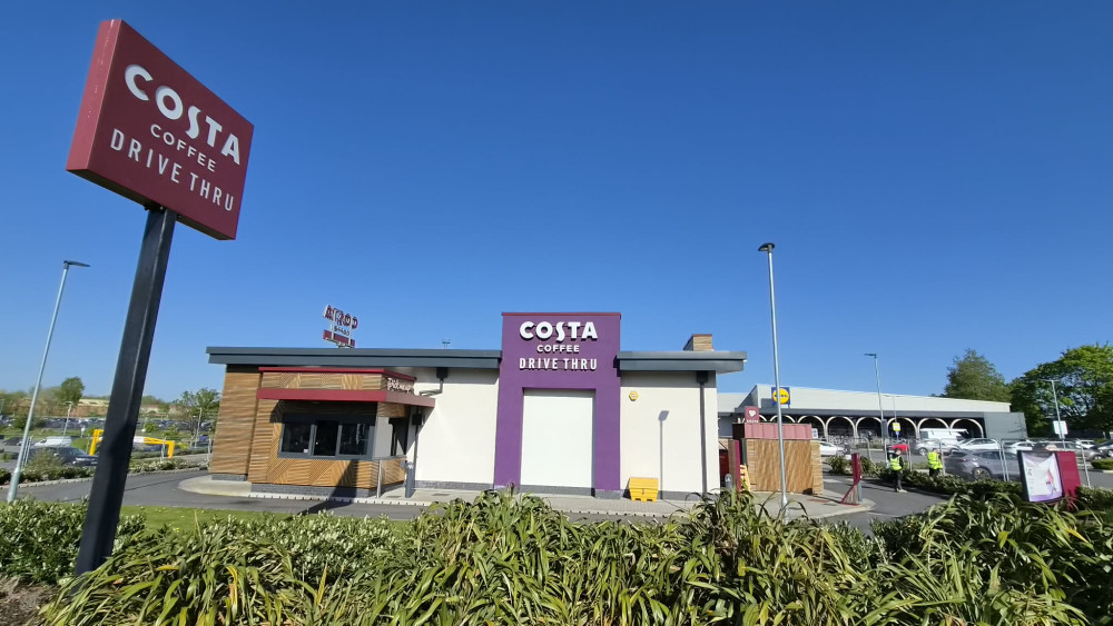 Costa Coffee, Lockitt Street, is expected to reopen at the beginning of May (Photo: Ryan Parker).
