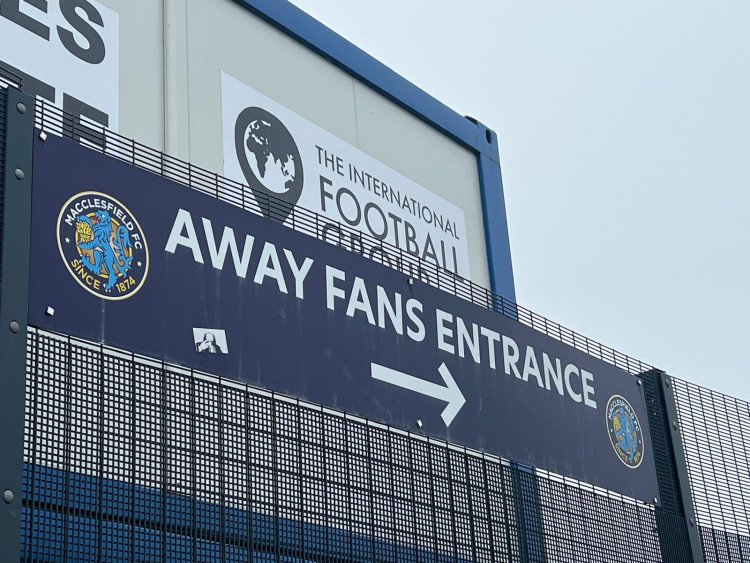 Away fans have been warned not to try and sneak in the home end for the upcoming play-off clash between Macclesfield and Chester (Credit: Nub News)