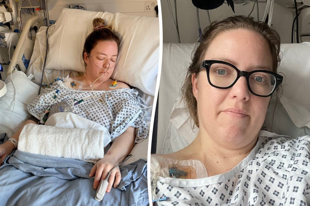 Cheyenne Midwinter, 39, began to notice her stomach didn't "feel right", which she originally thought might be because of her period