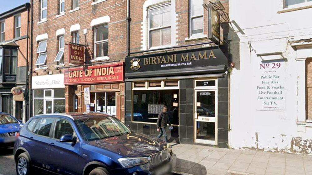Biryani Mama was first inspected on February 19, 2025 (Image via: Google)
