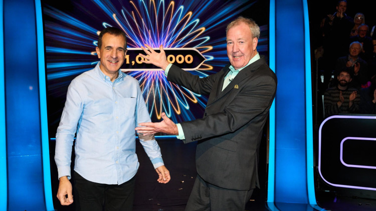 Roman Dubowski from Stockport became became is £1m richer after winning the jackpot on Who Wants to be a Millionaire (Image - ITV)
