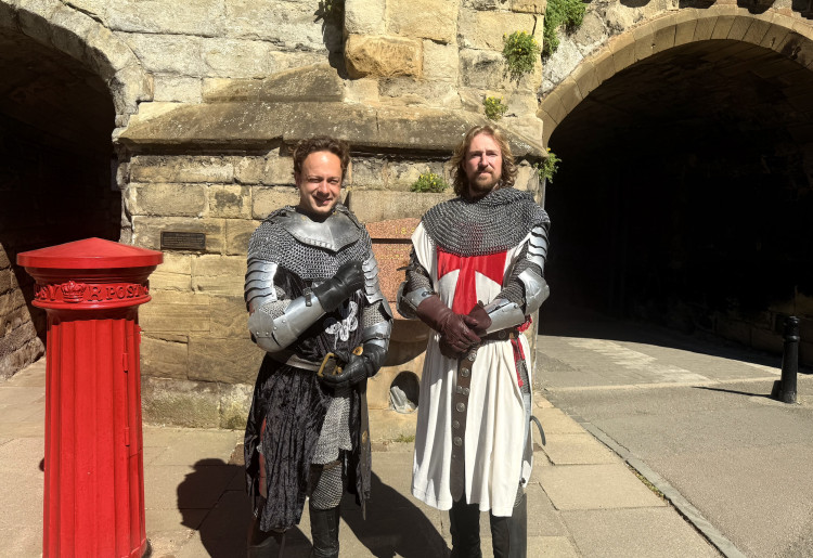 Warwick's Smith Street hosted a lively St George's Day celebration, featuring family activities (image via Nyasha Dombojena)