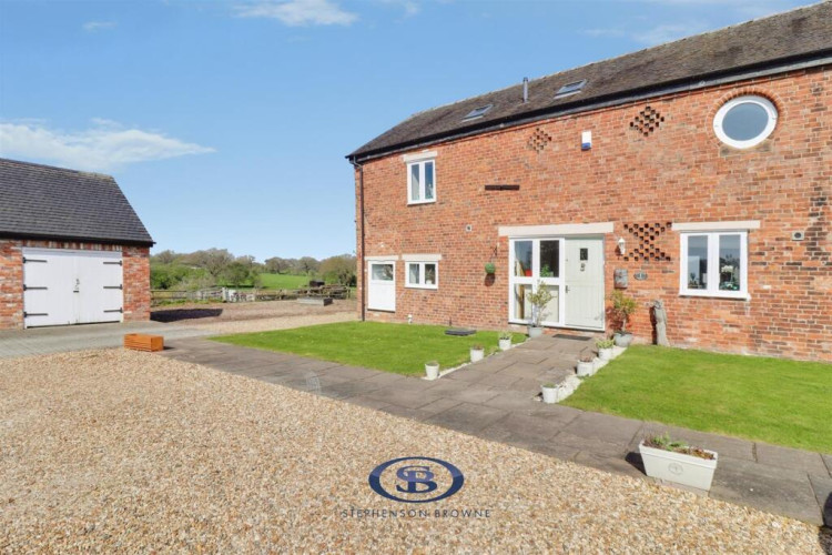 Stunning three-bedroom barn conversion enjoying a picturesque rural position for sale. (Photos: Stephenson Browne) 