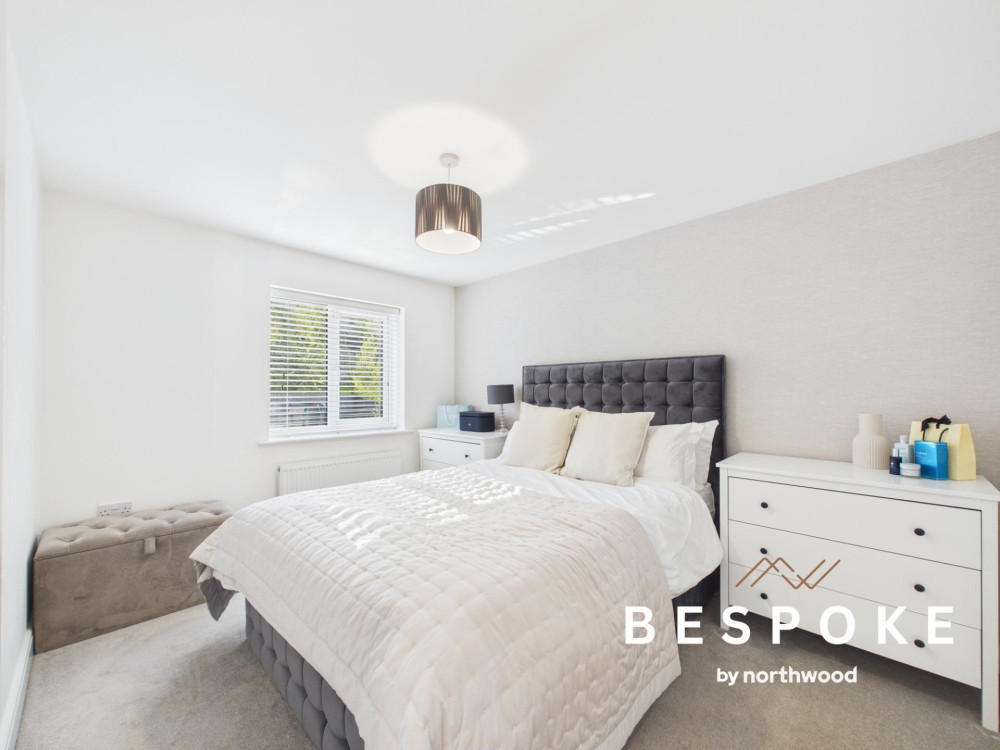 One of four bedrooms (Credit: Bespoke by Northwood)