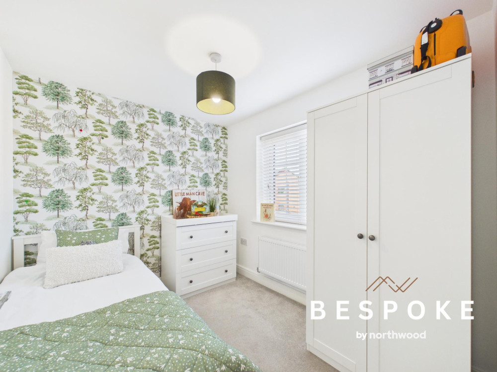 One of four bedrooms (Credit: Bespoke by Northwood)