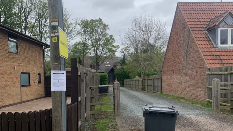 An application to build two houses has been submitted for Butt Lane (image via planning application)