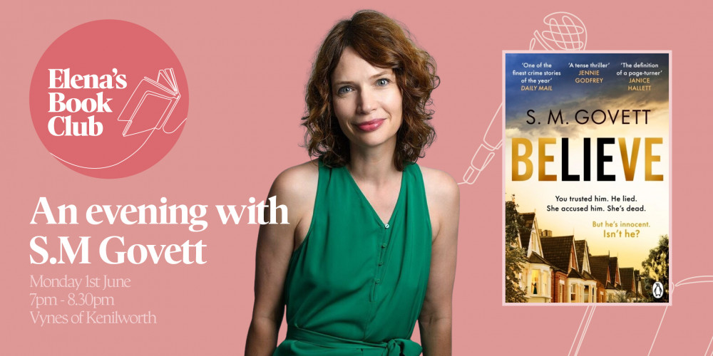 Elena's Book Club - An evening with author S.M Govett  