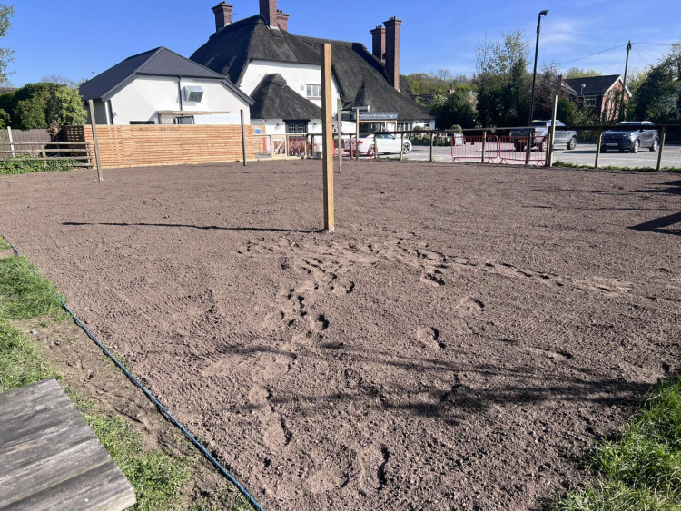 Work has started on a new beer garden at The Bleeding Wolf in Scholar Green. (Photo: The Bleeding Wolf)