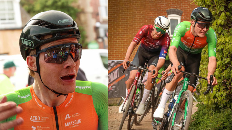 Otto van Zanden, riding for the newly formed Azerion-Villa Valkenburg professional team from The Netherlands was the winner (image via CiCLE Classic)