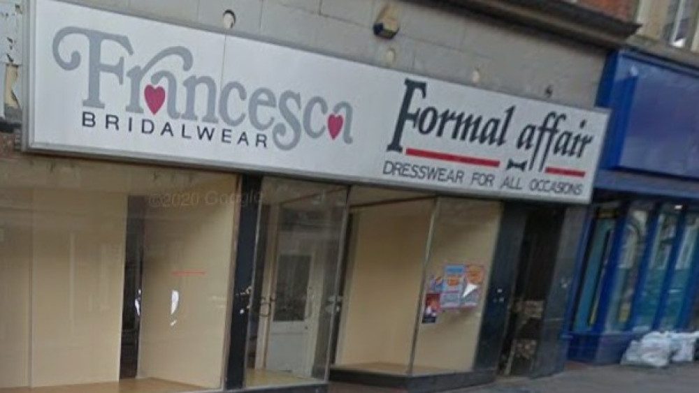 The former retail unit in Percy Street, Hanley (image via Google Street View) 