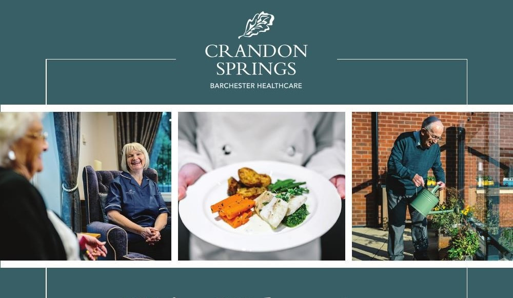 Residents and staff at Crandon Springs Care Home in Wells, are cheering on their MD Angela as she cooks to raise funds for charity.