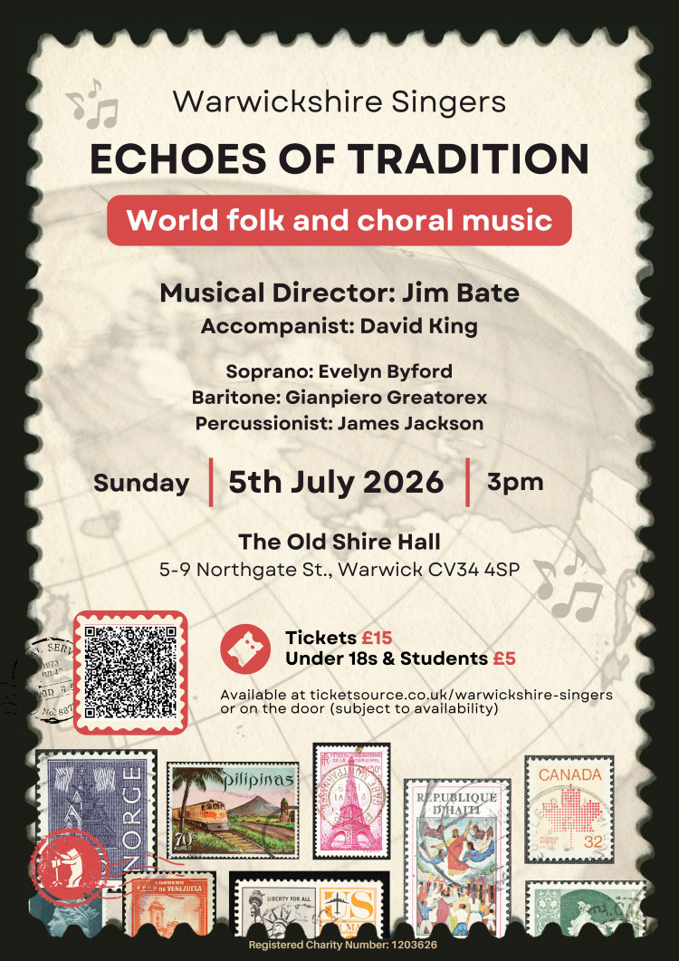 Warwickshire Singers present Echoes of Tradition - world folk and choral music