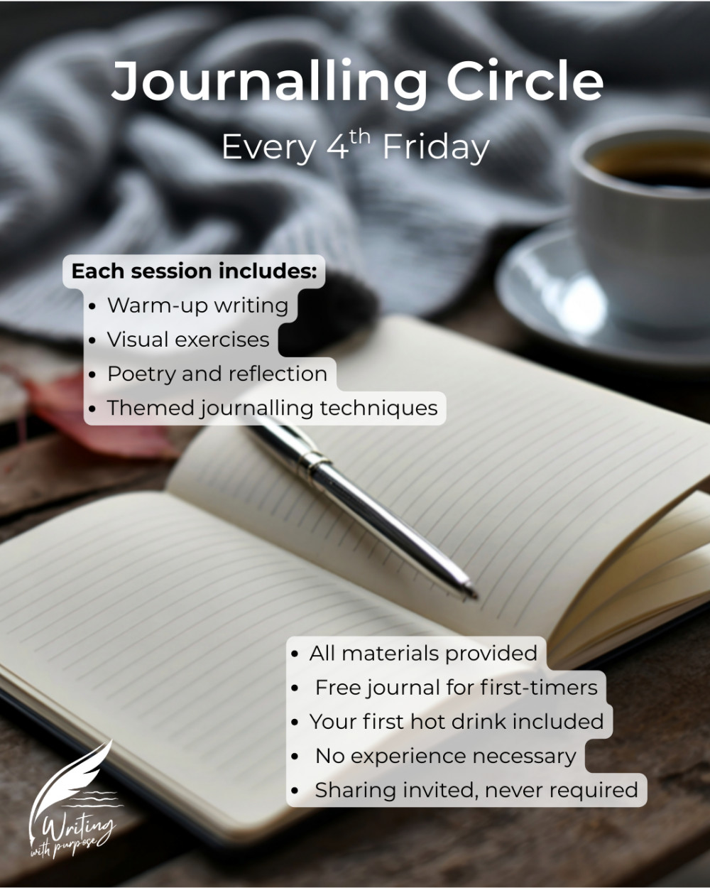 Journalling Circle - Write for your Wellbeing