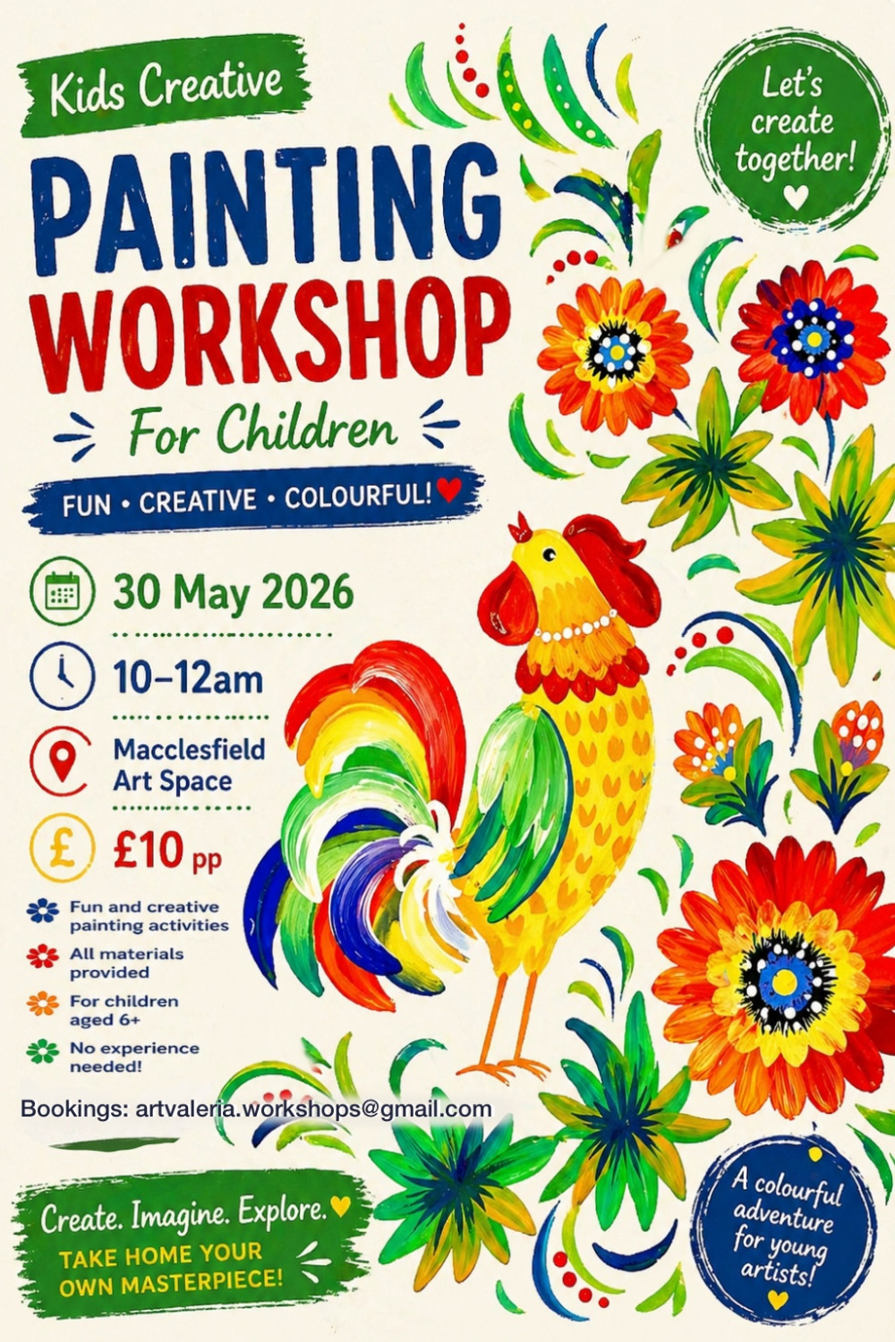Children’s creative painting workshop 