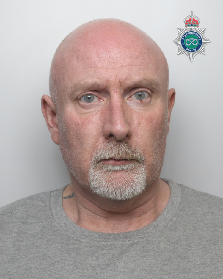 Mark Ball has been jailed for four years (image via Staffordshire Police)