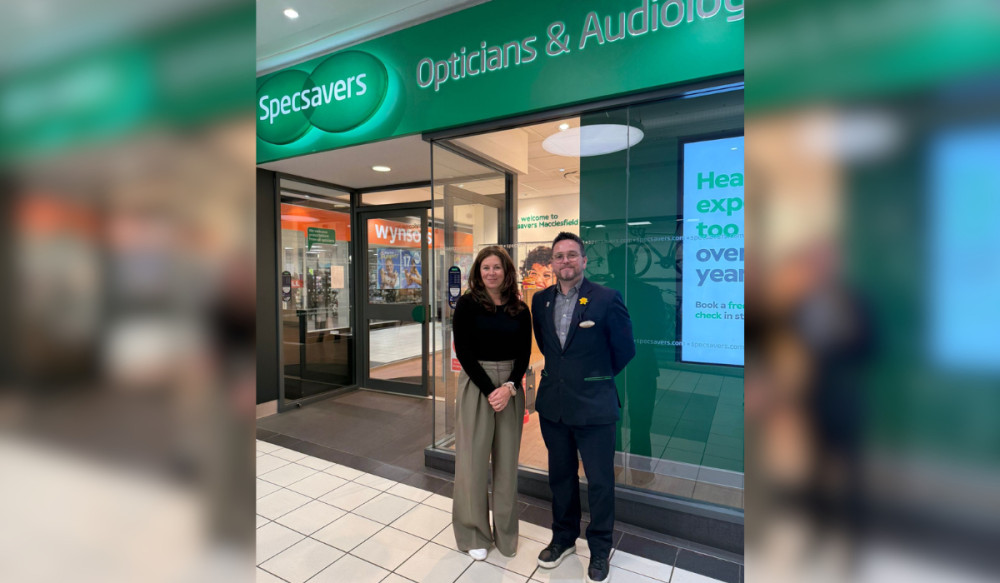 Store director Angharad Butler and retail manager Craig Wollaston (Credit: Supplied)