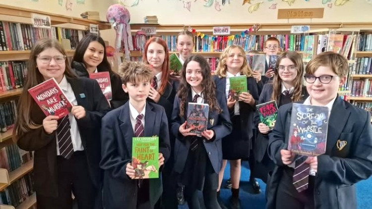 St Dunstan’s School pupils helped choose the winner at the MNSP School Book Awards in Frome