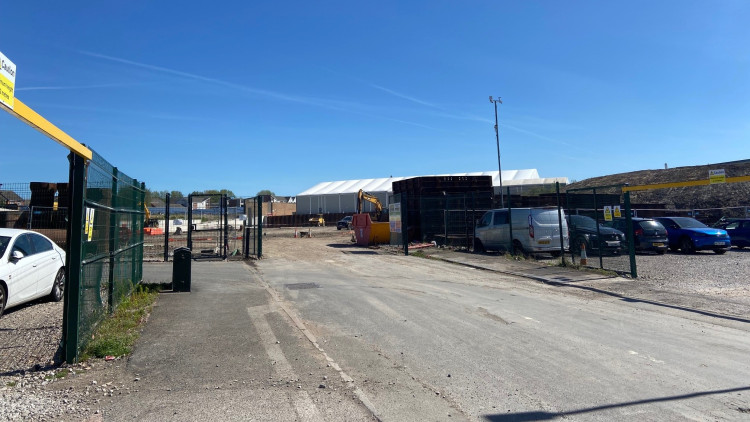 Construction works at Goodwin in Hanley (image via Phil Corrigan - LDR)