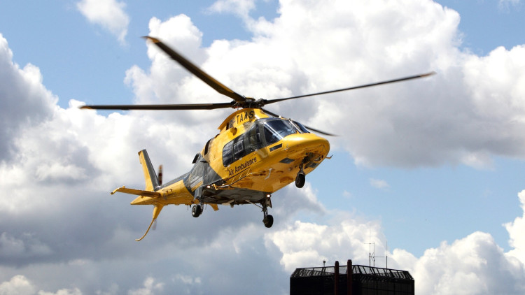 There was a crash this morning (image via SWNS)