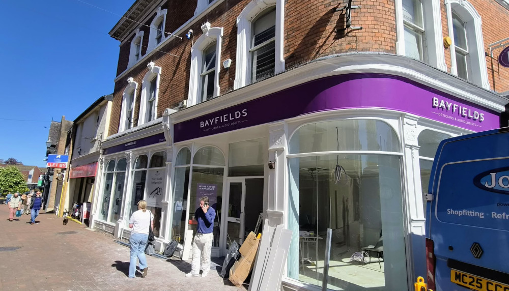 Bayfields Opticans and Audiologists, 31-33 High Street, is set to reopen to Nantwich customers on Saturday 16 May (Photo:  Ryan Parker).
