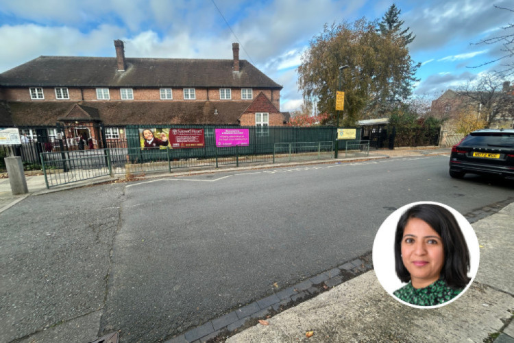 First Class Learning Teddington's tuition classes take place in Sacred Heart Primary School with Centre Manager, Jyoti Sanyal (Credit: Tilly O'Brien/First Class Learning)