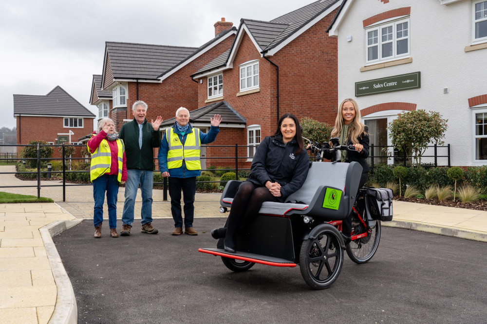 Beartown Rickshaw has received a financial boost from Castle Green Homes through the Mission Green Congleton initiative (Credit: Supplied)
