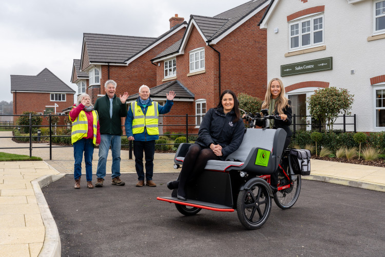Beartown Rickshaw has received a financial boost from Castle Green Homes through the Mission Green Congleton initiative (Credit: Supplied)