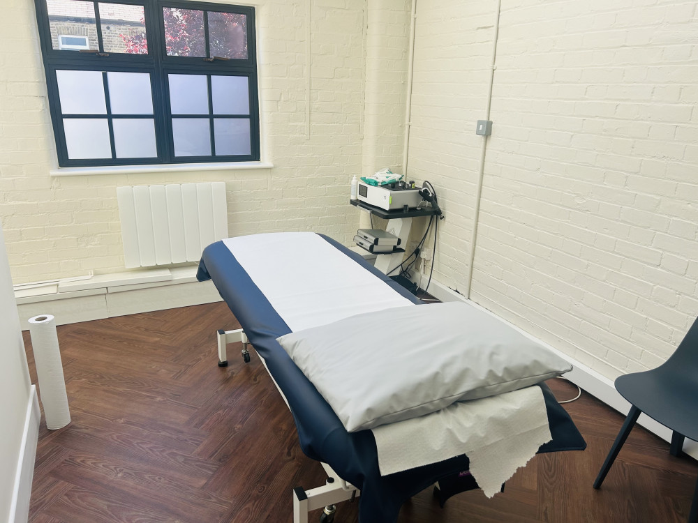 Tide End Health has three osteopathy rooms (Credit: Tilly O’Brien)