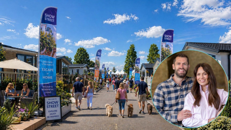 The World of Park & Leisure Homes Show returns this June with special guests Kelvin and Elizabeth Fletcher (images supplied / via ITV)