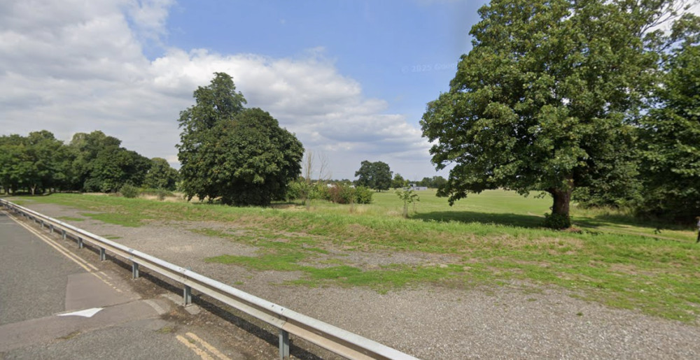 The sports field at Belhus.