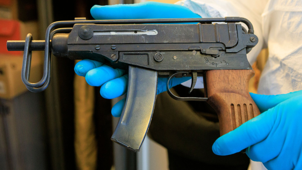 Police have seized a cache of firearms and made several arrests following two days of intensive policing around Stockport (Image - GMP)