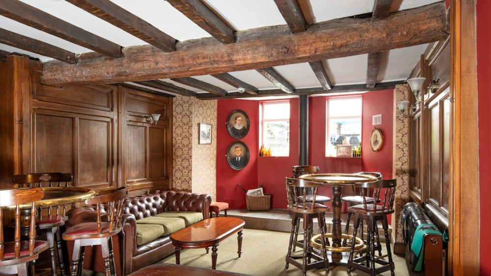 The interior of the Angel Inn, a historic pub in Stockport town centre (Image - Stockport Council)