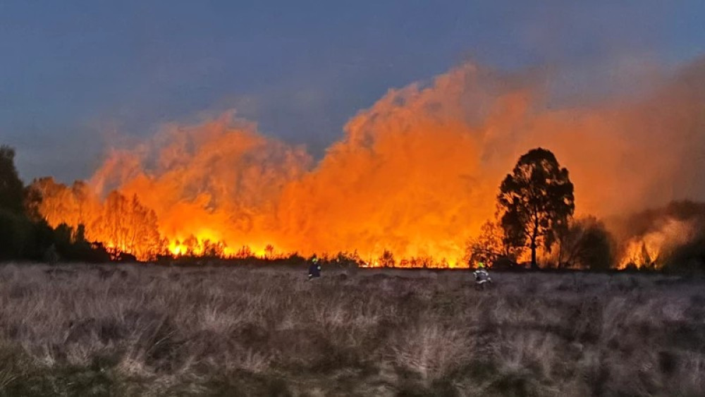Staffordshire Fire and Rescue Service was called to Cocknage Road, Rough Close following reports of a fire (image via Staffordshire Fire and Rescue Service)