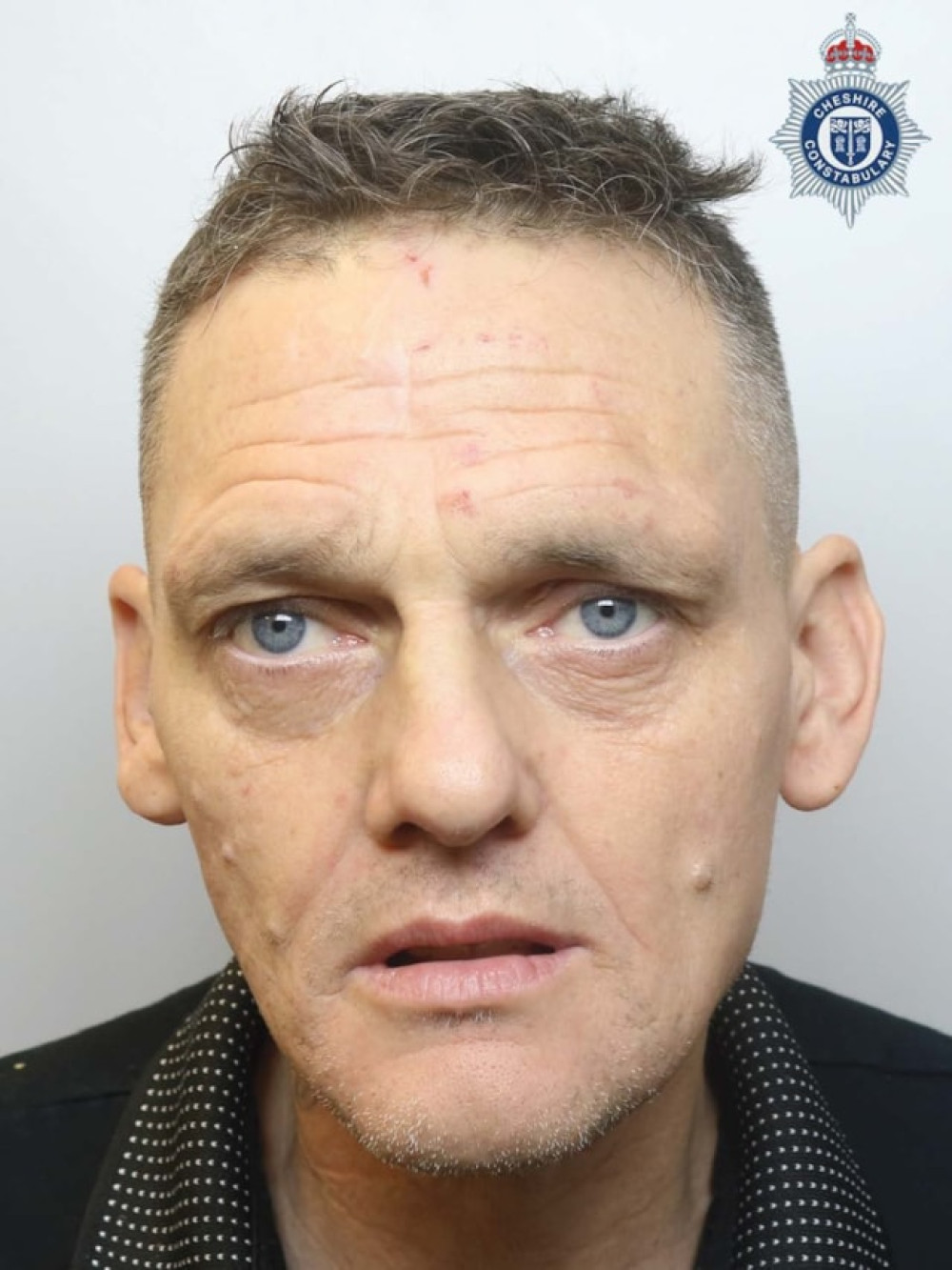 Lee Ainsworth from Crewe has been handed a three-year Criminal Behaviour Order (CBO).  (Photo: Cheshire Police)