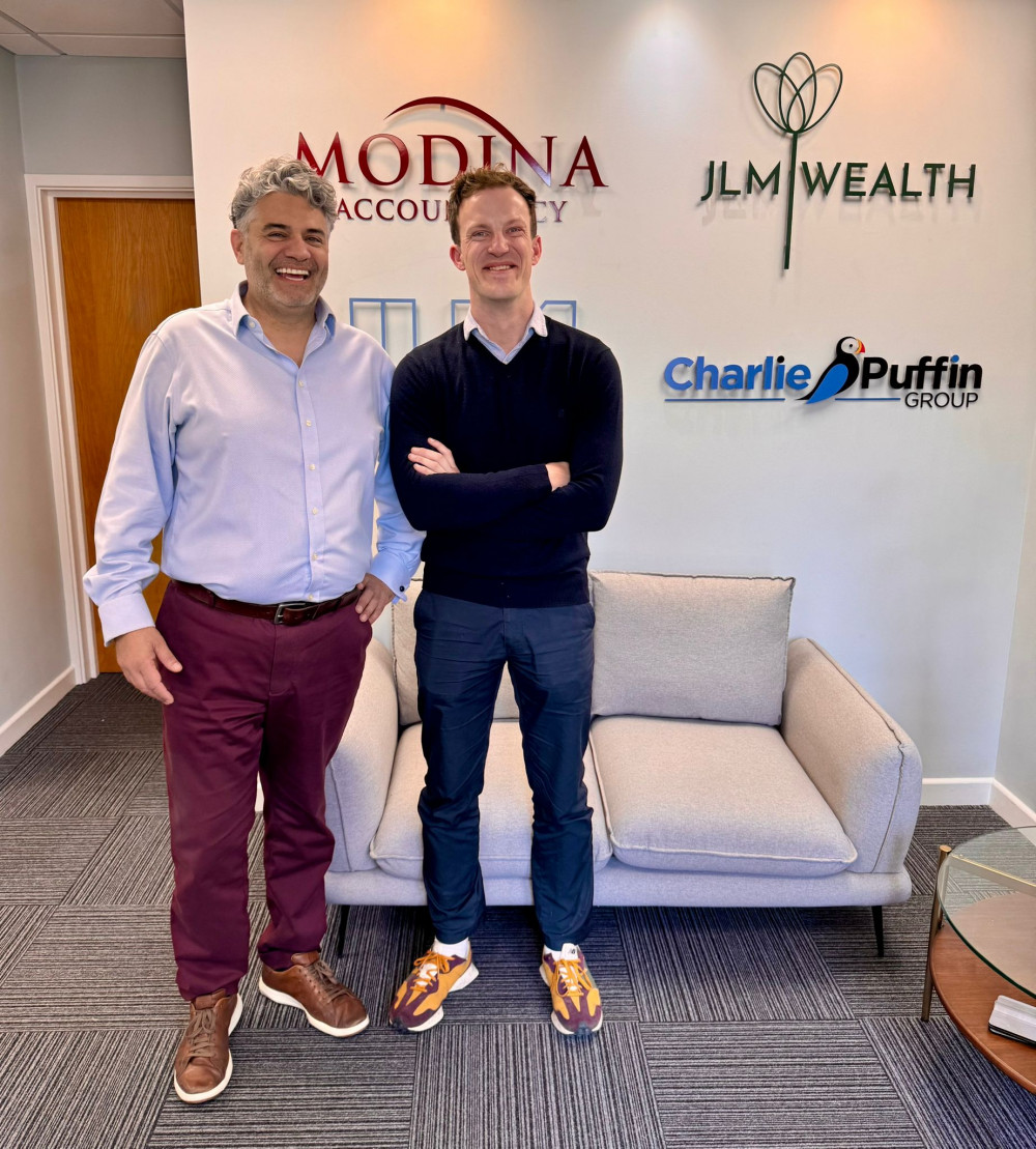 JLM Wealth Director Rory Joseph meeting Alistair Strathern