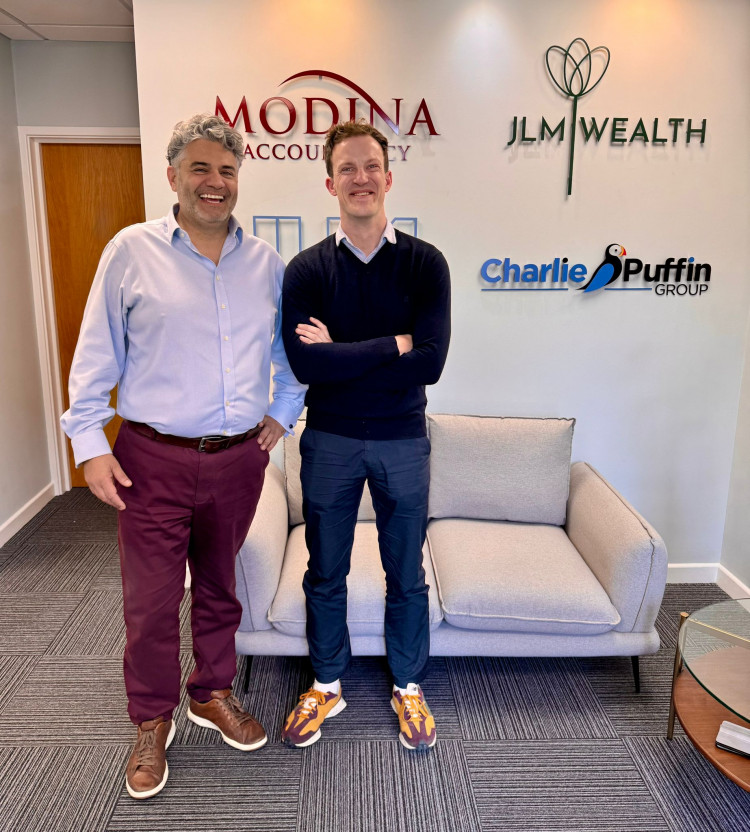 JLM Wealth Director Rory Joseph meeting Alistair Strathern
