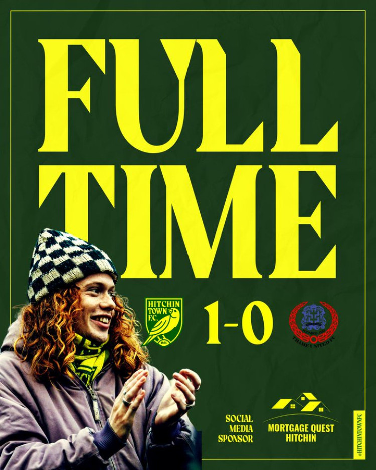 Hitchin Town 1-0 Thame (after extra-time)