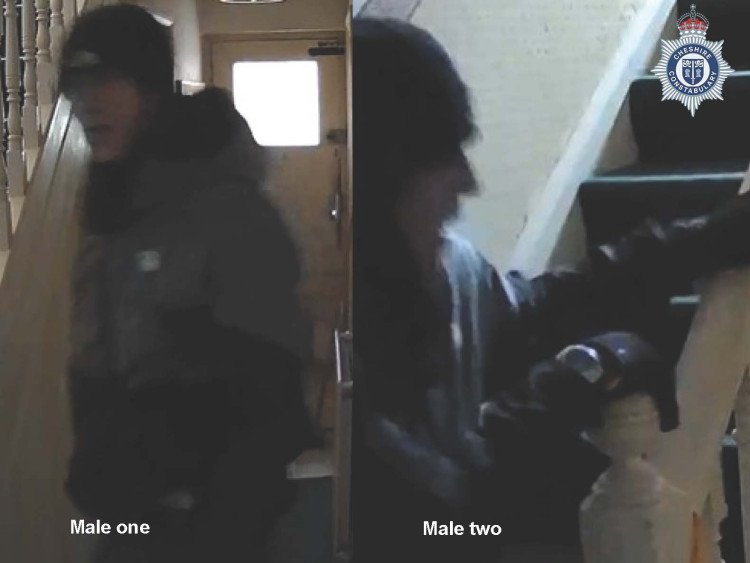 Two men forced entry to a property on Chester Road (Image via: Cheshire Constabulary)