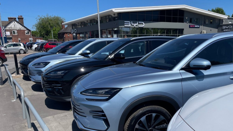 There are a range of jobs available this week, including progress chaser at BYD Stoke (image via Swansway Motor Group)