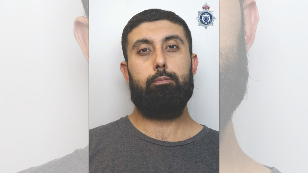 Thirty-six-year-old Asad 'Ash' Hussain of Heald Green has been found guilty of stalking and assault offences (Image - Cheshire Police)