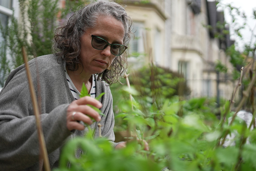 Sally Hughes of Penarth Growing Community.