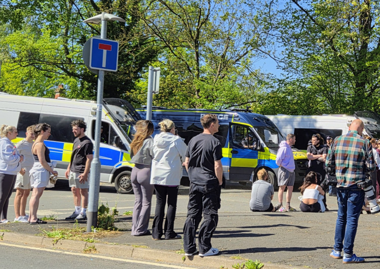 Cheshire Police concluded searches at Webb House on Sunday 3 May (Photo: Ryan Parker).