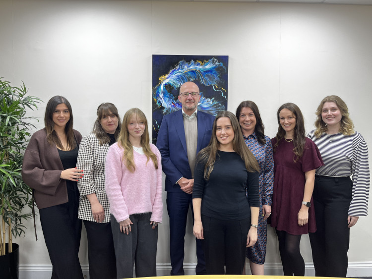Some of the team at Simpson Financial Services in Warwickshire (image via Nub News) 