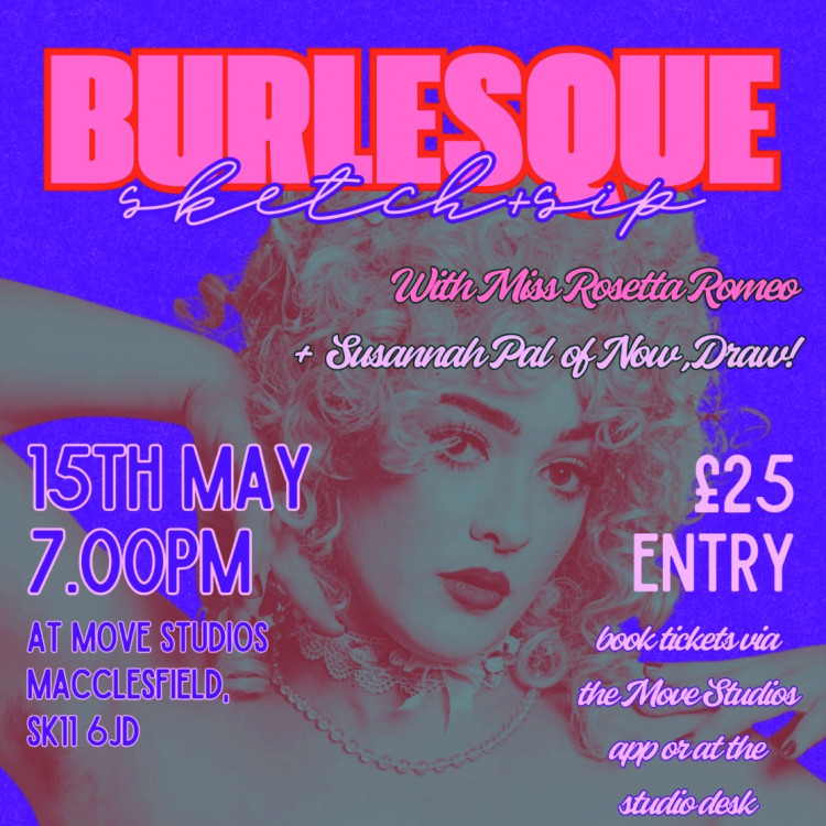  Burlesque Drawing Social with Now, Draw! at Move Studios